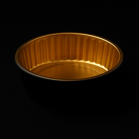 Opseal Aluminium pot black/gold  H47mm 920ml