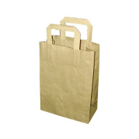 Shopper in carta kraft riciclato 220x100mm H280mm