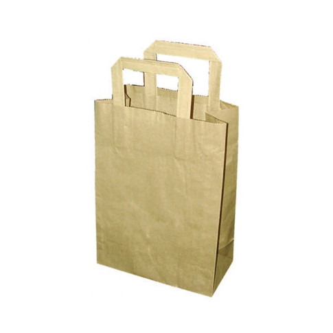 Shopper in carta kraft riciclato 220x100mm H280mm