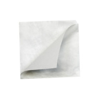 Sacchetto bianco antigrasso in carta bianco aperto su due lati (PAP22) 240x240mm
