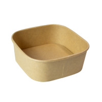 Insalatiera quadrata multiuso Kraft 130x130mm H50mm 500ml