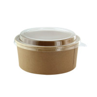 Insalatiera "Buckaty" multiuso, tonda in cartone kraft  H52mm 950ml