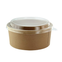 Insalatiera "Buckaty" multiuso, tonda in cartone kraft  H65mm 1250ml
