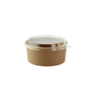 Insalatiera "Buckaty" multiuso, tonda in cartone kraft  H63mm 500ml