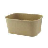 Vaschetta "Recaty" in cartone kraft rigido 170x120mm H75mm 1000ml