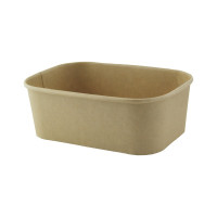 Vaschetta "Recaty" in cartone kraft rigido  170x120mm H55mm 750ml