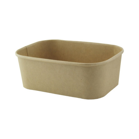 Vaschetta "Recaty" in cartone kraft rigido  170x120mm H55mm 750ml