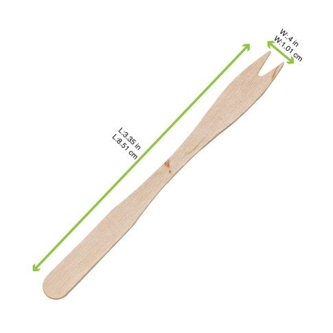 Stecchino in legno per sandwich (FOR50) 11mm H85mm