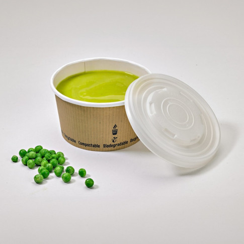 Contenitore da zuppa "Nature" biodegradabile  H115mm 700ml