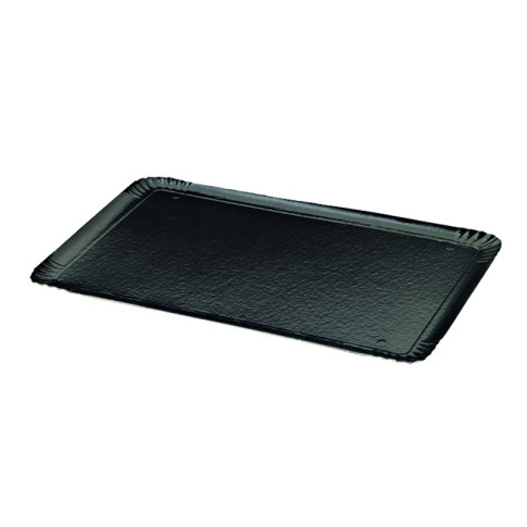 Vassoio in cartone doppio lato interno oro/esterno nero 280x420mm