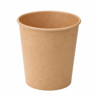 Contenitore in cartone kraft kraft per alimenti caldi e freddi  H65mm 120ml