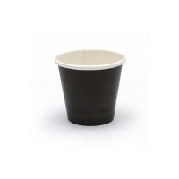 Contenitore in cartone nero per alimenti caldi e freddi  H40mm 45ml