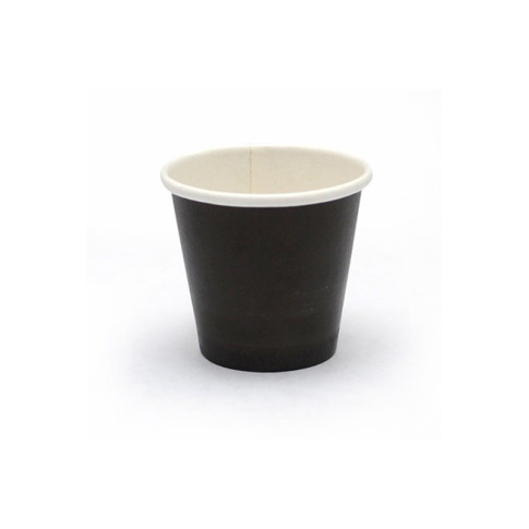 Contenitore in cartone nero per alimenti caldi e freddi  H40mm 45ml