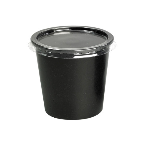 Coperchio piatto in PLA trasparente