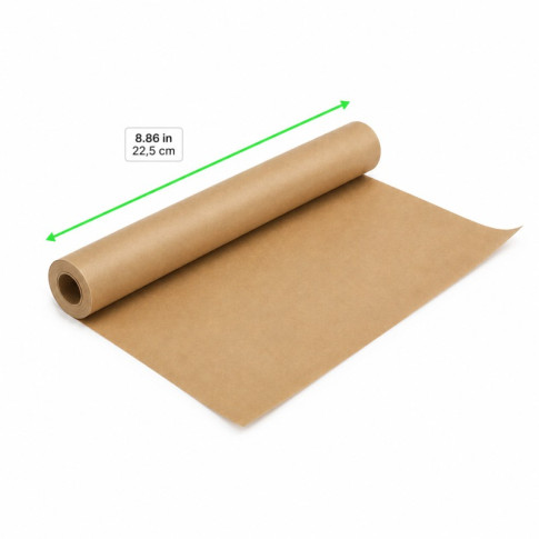 Rullo carta kraft scuro 22,5 cm  H225mm