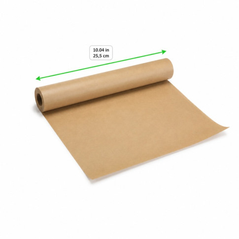 Rullo carta kraft scuro 25,5 cm  H255mm