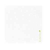 Tovagliolo in fibra di bambù bianco 250x250mm