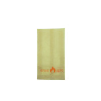 Sacchetto in carta scura kraft, speciale per forno 110x35mm H200mm