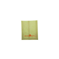 Sacchetto in carta scura kraft, speciale per forno 170x40mm H200mm