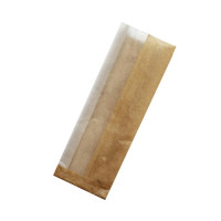Sacchetto sandwich con finestra bianca ecologica (PAP22) 110x40mm H310mm