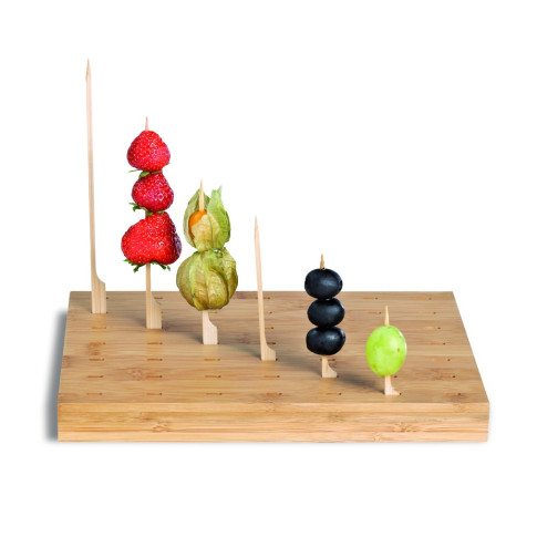 Supporto Teppo Gushi in bambù per 49 stecchini (FOR50) 250x200mm H20mm