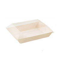 Copercho in PET per vassoio Samourai (PET1) 131x182mm H24mm