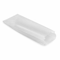 Sacchetto per panino in carta bianca 100x40mm H340mm