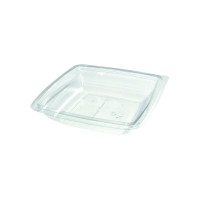 Insalatiera in PET quadrata trasparente 195x195mm H46mm 750ml