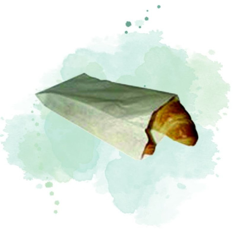 Sacchetto multiuso in carta bianca 120x50mm H160mm