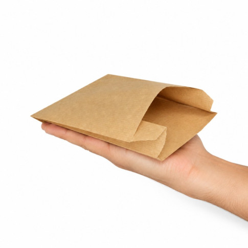 Sacchetto multiuso in carta scura 110x50mm H220mm