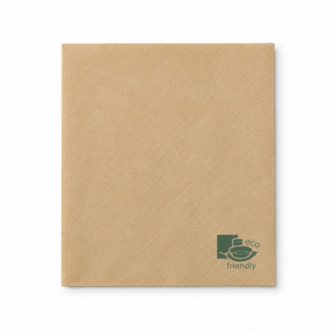 Tovagliolo "Eco-friendly" in carta Écru monostrato 325x325mm