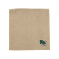 Tovagliolo "Eco-friendly" in carta Écru doppio strato 300x300mm