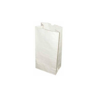 Sacchetto "SOS" in carta bianca riciclata  180x110mm H350mm