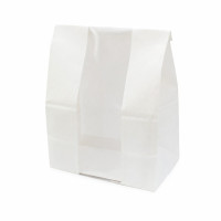Sacchetto "SOS" in carta kraft con finestra 180x110mm H265mm