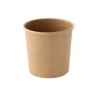 Contenitore in cartone kraft per alimenti caldi e freddi  H85mm 360ml