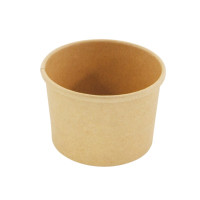 Contenitore in cartone kraft per alimenti caldi e freddi  H583mm 230ml
