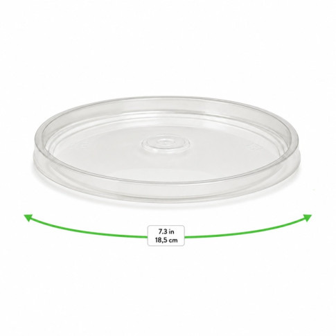 Coperchio in PP per contenitori tondi (PP5)  H10mm