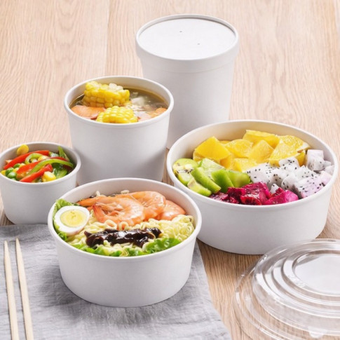 Contenitore da zuppa "Nature" biodegradabile  H67mm 290ml