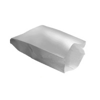 Sacchetto in carta bianca laminata per trancio pizza 170x60mm H280mm