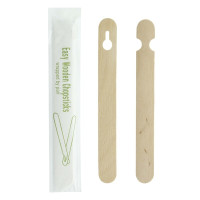 Coppia di bacchette in legno imbustate per principianti  H150mm