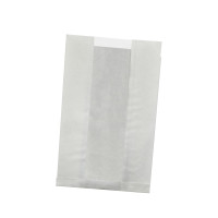 Sacchetto in carta kraft antiunto con finestra in PP (C/PAP81 + PP5) 280x180mm H80mm