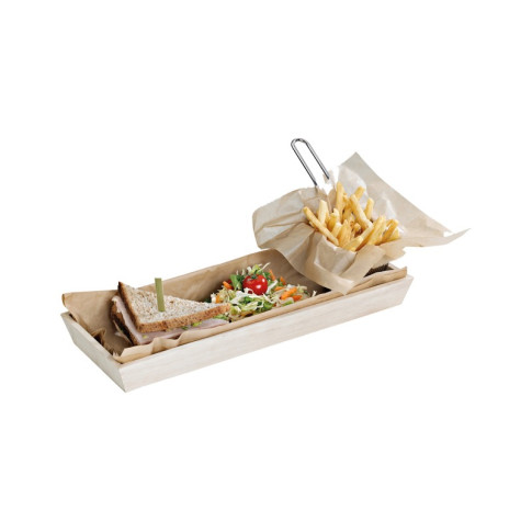 Vassoio da pasto "Noa" in legno 390x150mm H40mm