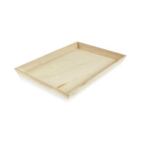 Vassoio da pasto "Noa" in legno 390x290mm H40mm