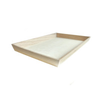 Vassoio da pasto "Noa" in legno 450x300mm H40mm