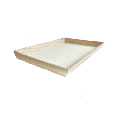 Vassoio da pasto "Noa" in legno 450x300mm H40mm