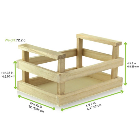 Mini cassetta in legno  170x120mm H90mm