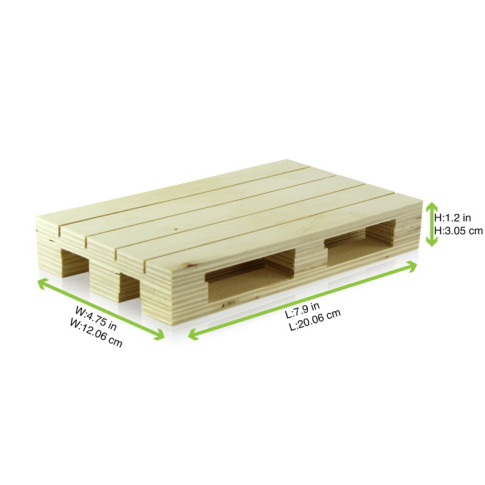Mini bancale 200x120mm H30mm