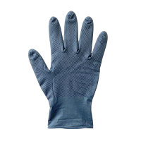Guanto ambidestro in nitrile nero da 4,2 g contro sostanze chimiche e microrganismi pericolosi AQL 1 240x105mm