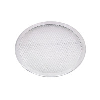 Griglia per pizza rotonda in alluminio con base forata  H4mm
