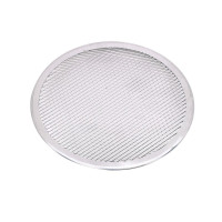 Griglia per pizza rotonda in alluminio con base forata  H4mm